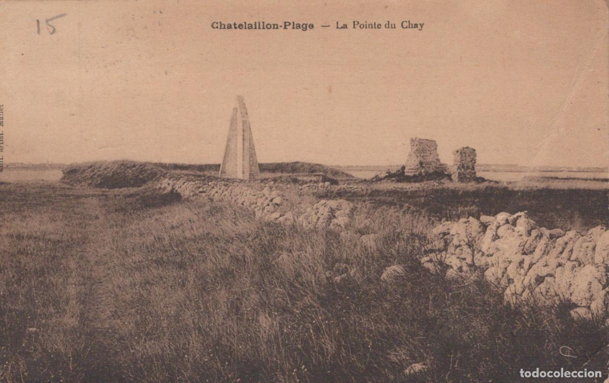 Postkarten: France Chatelaillon Plage Pointe du Chay Monument et Ruines *YAC530