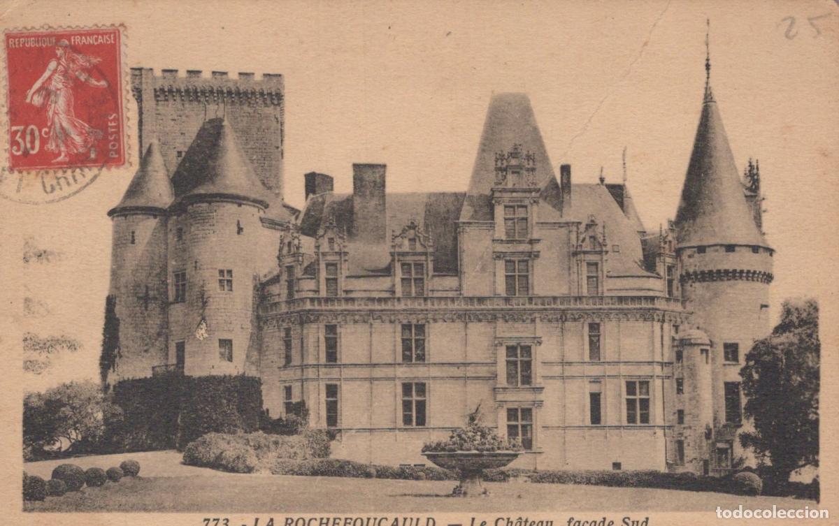 Postkarten: France La Rochefoucauld Ch&acirc;teau Architecture Fa&ccedil;ade Sud *YAC547