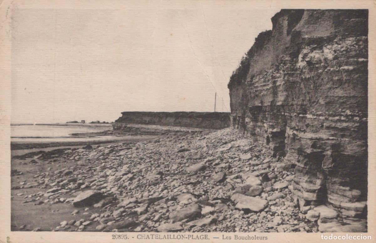 Postkarten: France Chatelaillon Plage Falaises Plage Rocheuse *YAC550