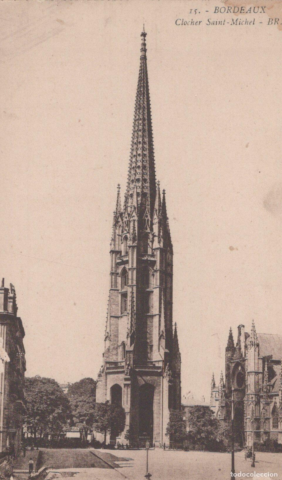 Postkarten: France Bordeaux Clocher Saint Michel Architecture Gothique Unposted *YAC421
