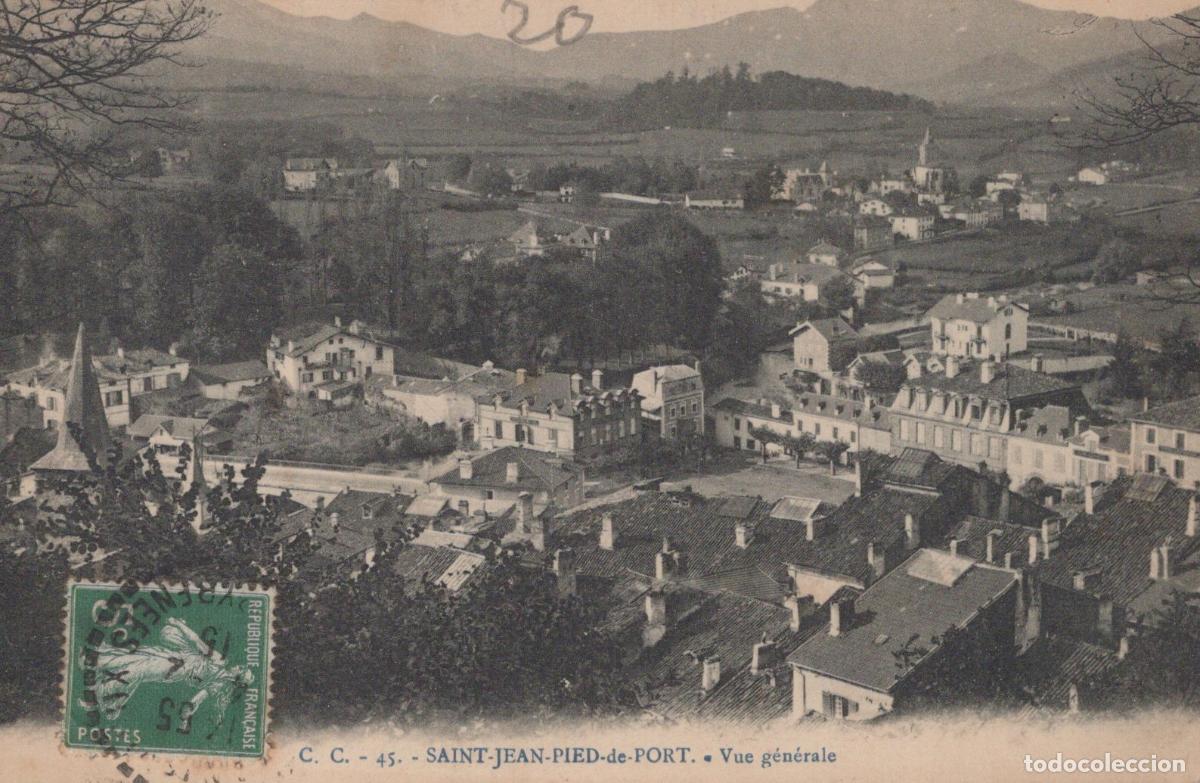 Cartes Postales: France Saint Jean Pied de Port Vue G&eacute;n&eacute;rale Ville Architecture Montagne *YAC570