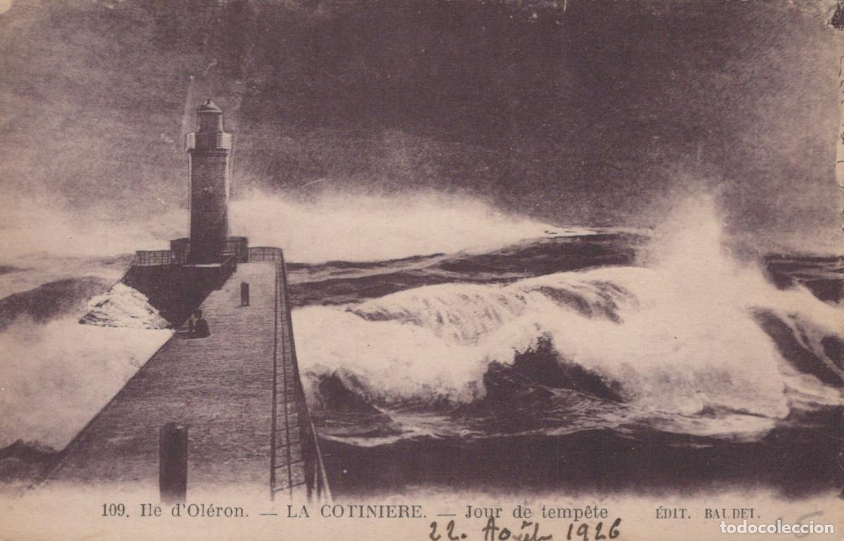 Cartes Postales: France La Cotini&egrave;re &Icirc;le D Ol&eacute;ron LA Cotiniere Phare Temp&ecirc;te et Unposted *YAC578