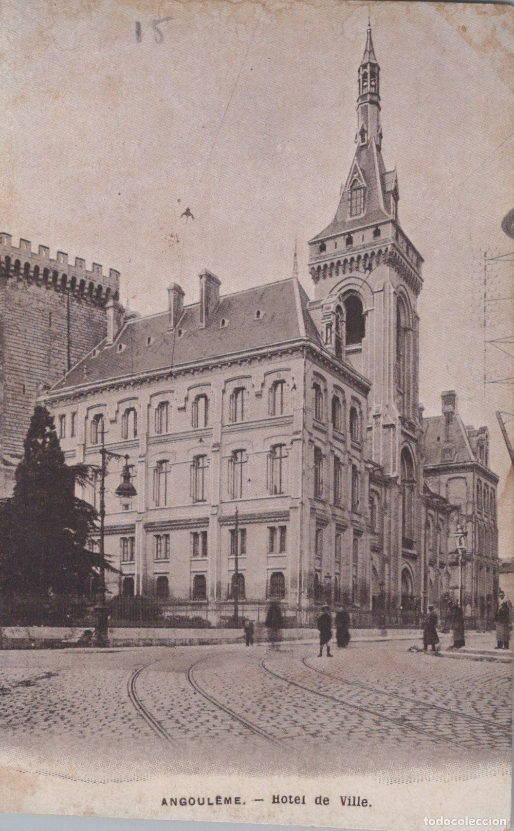 Postcards: France Angouleme H&ocirc;tel de Ville Architecture Tramway *YAC454