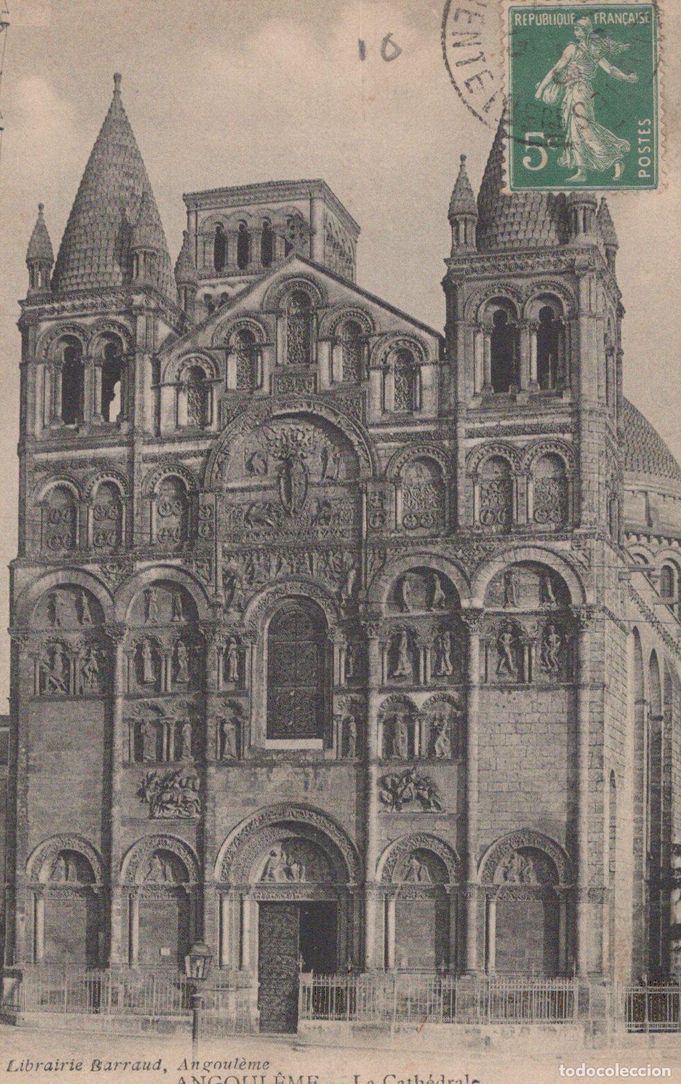 Postcards: France Angouleme Cath&eacute;drale Saint Pierre Fa&ccedil;ade Romane *YAC456