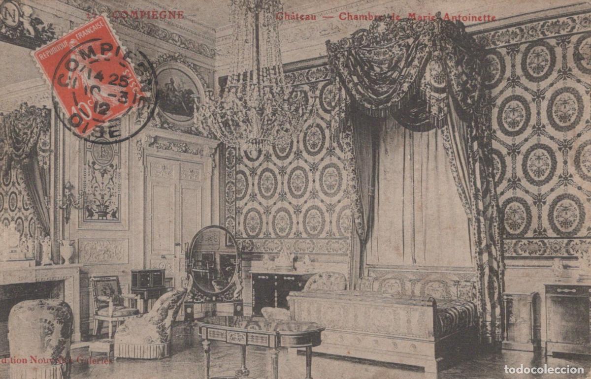 Postcards: France Compiegne Chateau Chambre Marie Antoinette *YAC601