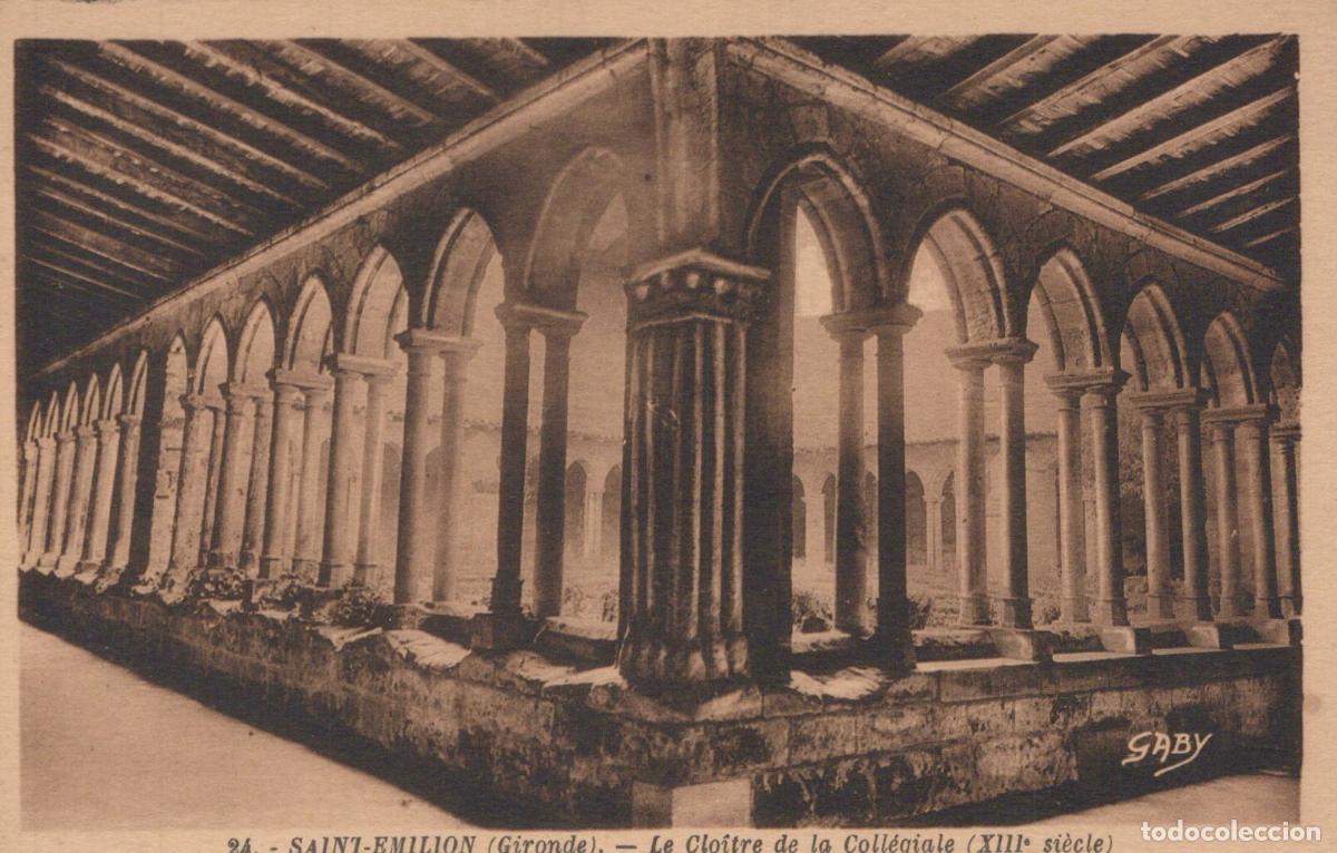 Postcards: France Saint Emilion Clo&icirc;tre Coll&eacute;giale Architecture Xiiie Si&egrave;cle *YAC609