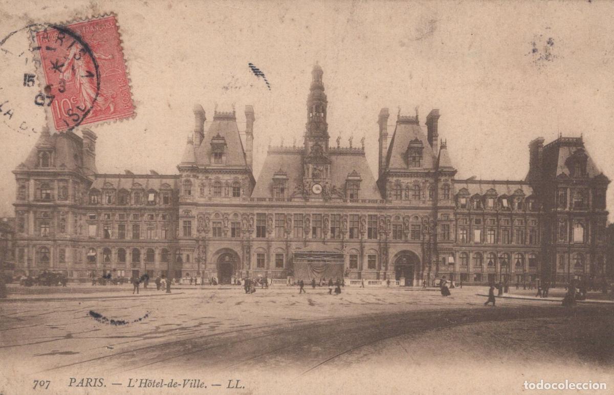 Postcards: France Paris &Icirc;le de H&ocirc;tel de Ville Architecture Historique *YAC611