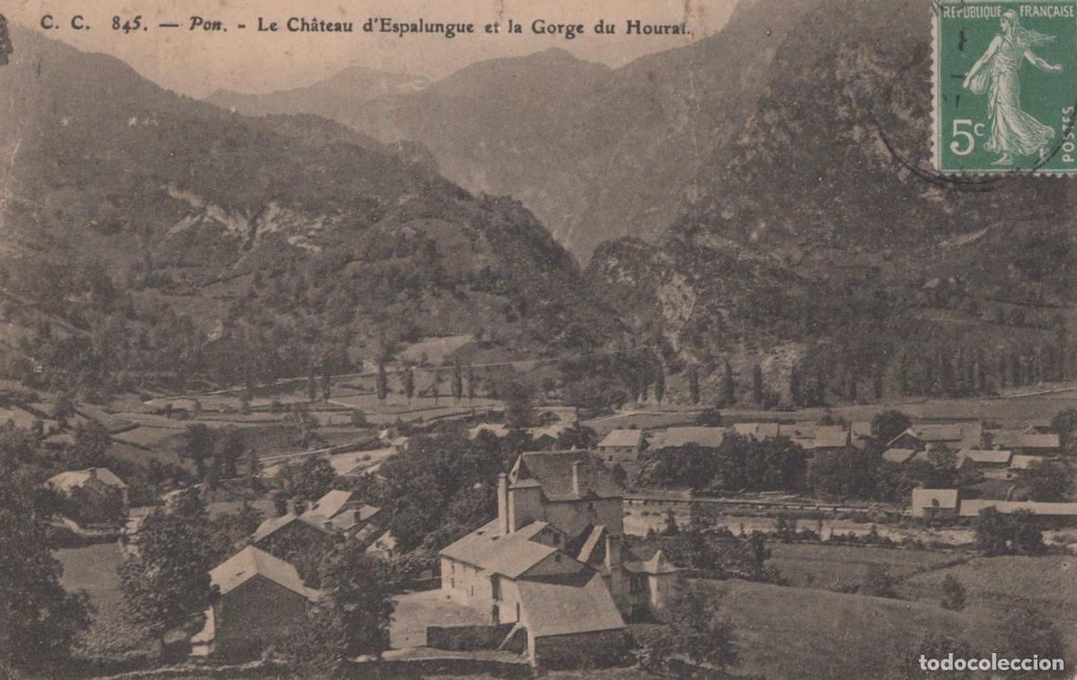 Postkarten: France Pyrenees Atlantiques Chateau d Espalungue Gorge du Hourat *YAC629