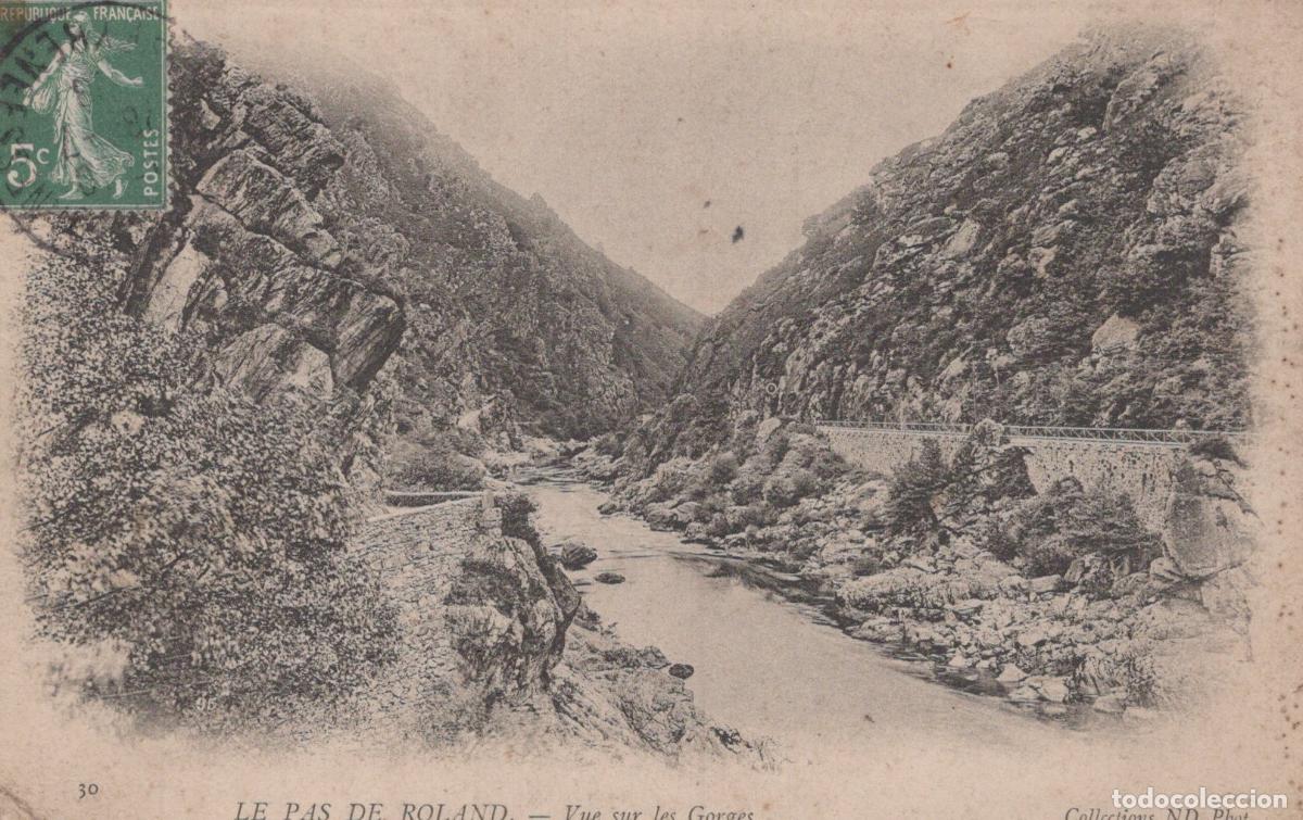 Postkarten: France Itxassou Pyr Atl le Pas de Roland Gorges Rivi&egrave;re Paysage *YAC631