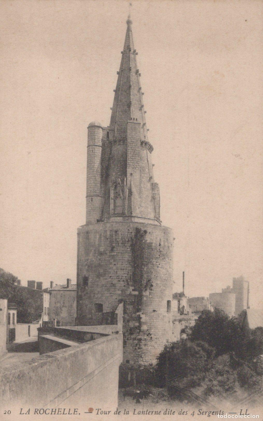 Postcards: France La Rochelle Tour de la Lanterne des 4 Sergents Unposted *YAC491
