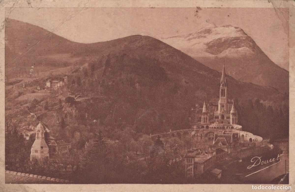 Postcards: France Lourdes Basilique Ch&acirc;teau Fort Montagne *YAC664