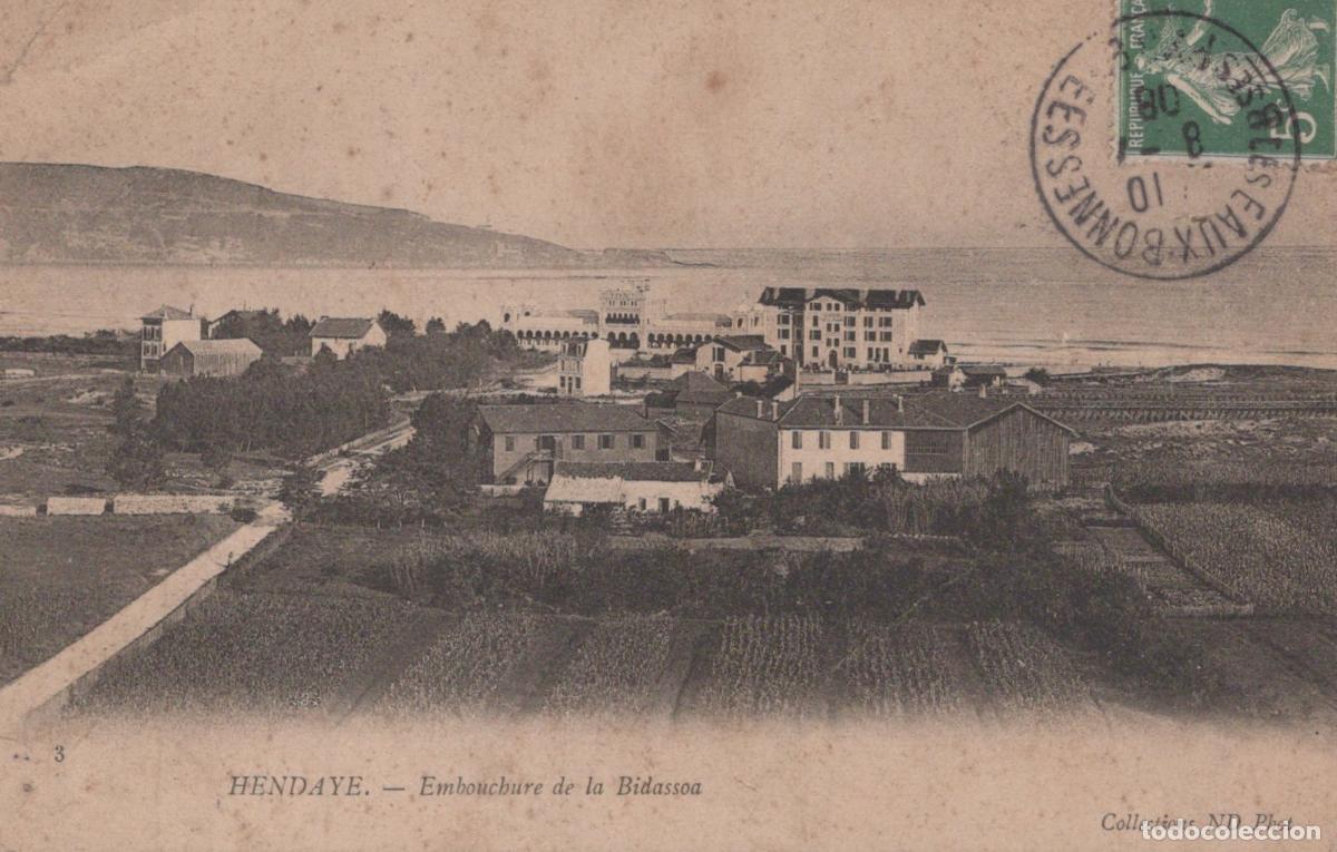 Postcards: France Hendaye Paysage C&ocirc;tier Estuaire Bidassoa *YAC682