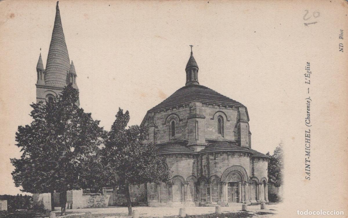 Postkarten: France Saint Michel &Eacute;glise D Entraygues Circul&eacute;e *YAC539