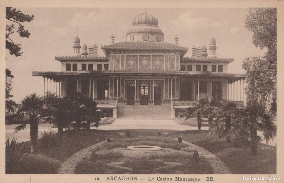 Postkarten: France Arcachon Casino Mauresque Architecture Unposted *YAC704
