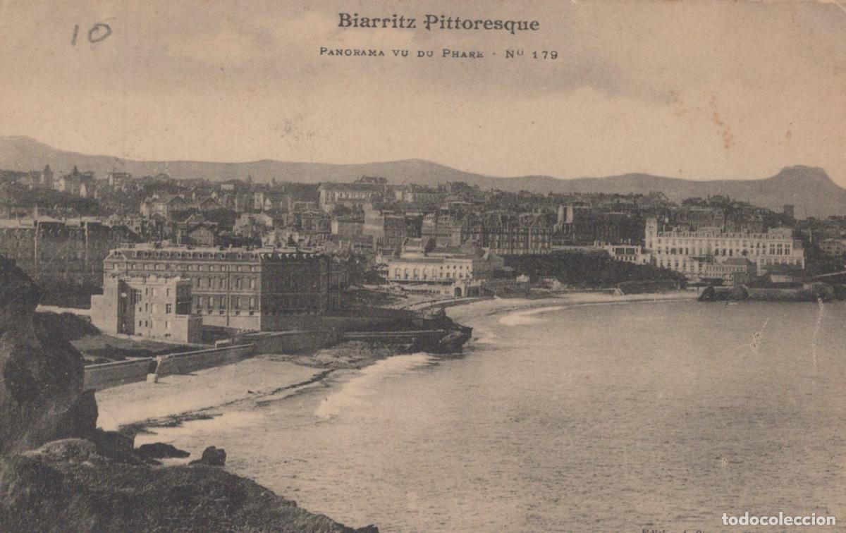 Postais: France Biarritz Panorama C&ocirc;tier et Ville Vue du Phare *YAC574