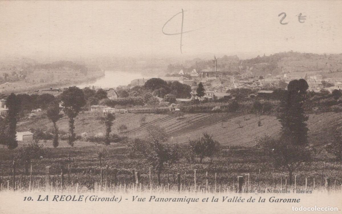 Cartes Postales: France La Reole Vue Panoramique Ville Vall&eacute;e Garonne Vignobles *YAC759