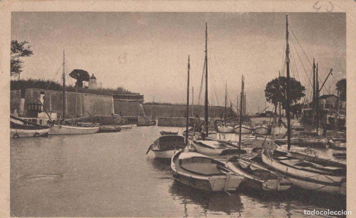 Cartes Postales: France &Icirc;le D Ol&eacute;ron Port Fortifications Voiliers Affranchie *YAC588