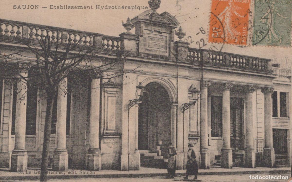 Cartoline: France Saujon &Eacute;tablissement Hydroth&eacute;rapique Architecture Classique *YAC815