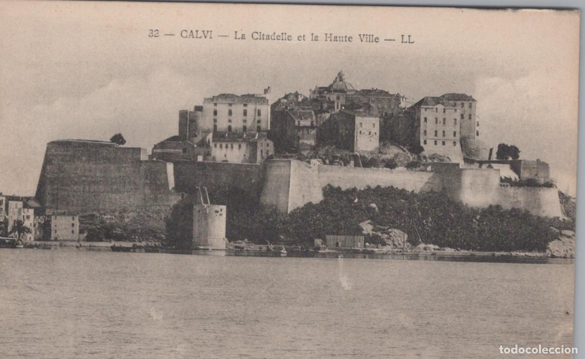 Postkarten: France Calvi Corse la Citadelle et Haute Ville Architecture Unposted *YAC830