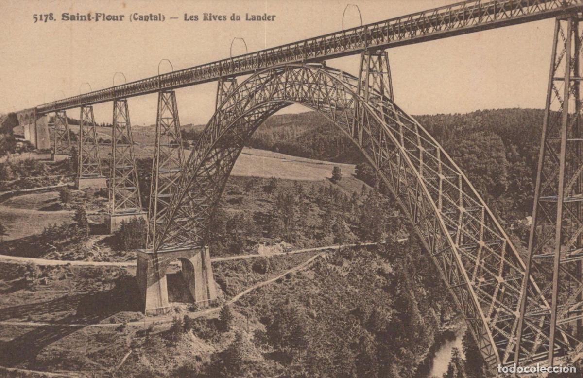 Postkarten: France Saint Flour Viaduc de Garabit Architecture D Eiffel Avec *YAC845