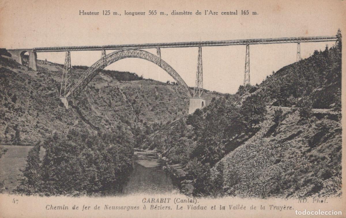 Cartoline: France Garabit Viaduc de Chemin de Fer Architecture 1923 *YAC839