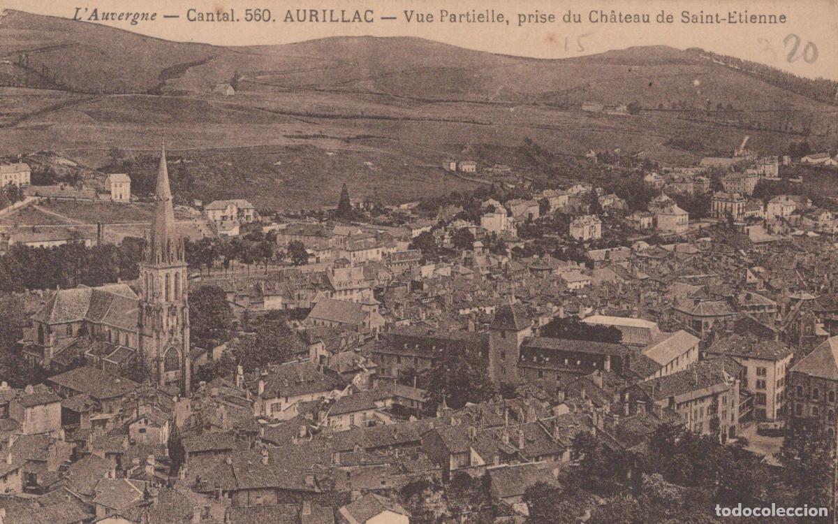 Cartes Postales: France Aurillac Vue Panoramique Ville &Eacute;glise Saint G&eacute;raud Monts Cantal *YAC874