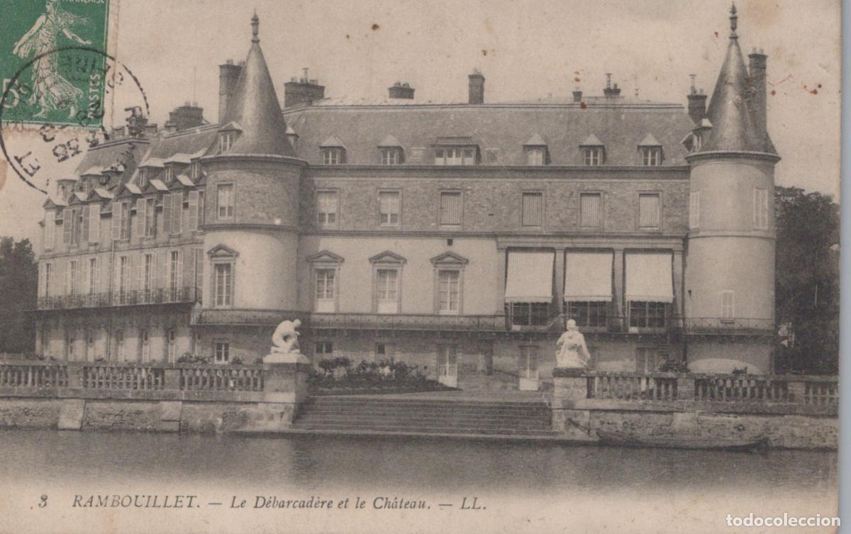 Postais: France Rambouillet &Icirc;le de Ch&acirc;teau D&eacute;barcad&egrave;re Paysage *YAC675