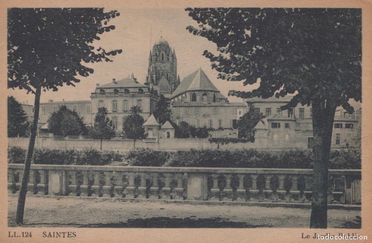 Postais: France Saintes Cath&eacute;drale Jardin Public *YAC890