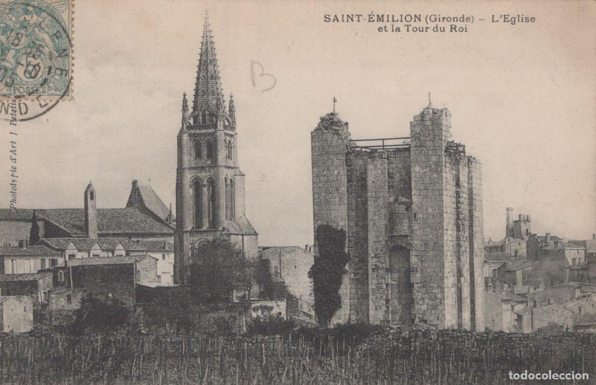 Postcards: France Saint &Eacute;milion &Eacute;glise Tour du Roi Village Viticole *YAC678