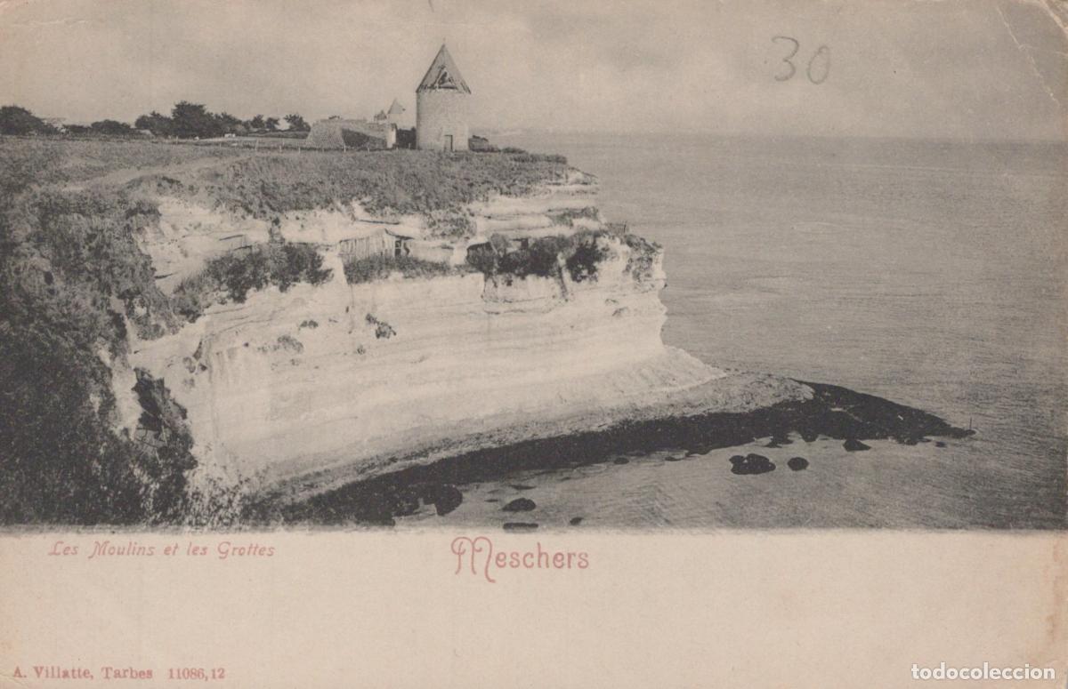 Postcards: France Meschers Falaises C&ocirc;ti&egrave;res Moulins et Grottes Unposted *YAC887