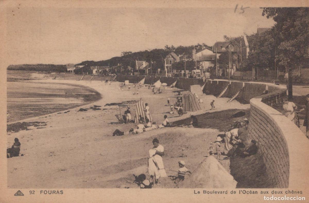 Postcards: France Fouras Plage Boulevard de L Oc&eacute;an *YAC892