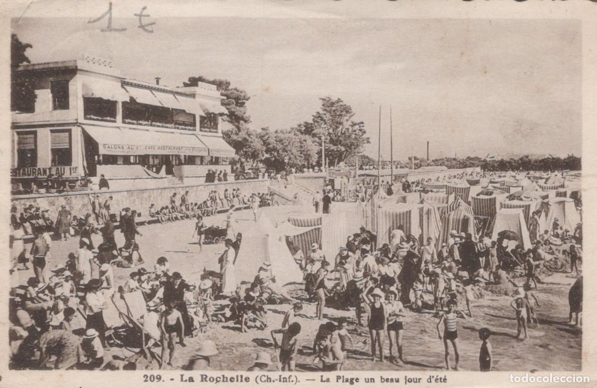 Postcards: France La Rochelle La Plage Sc&egrave;ne Estivale *YAC889