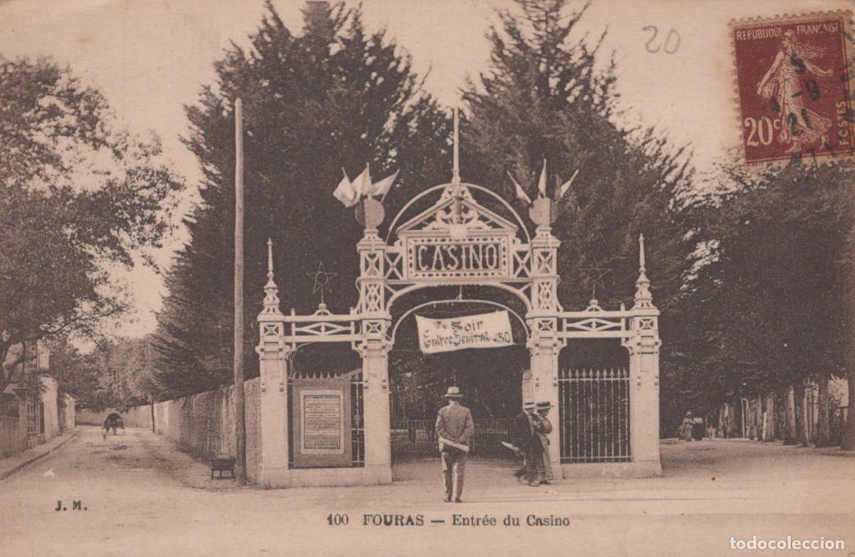 Postcards: France Fouras Entr&eacute;e du Casino Architecture Affranchie *YAC894