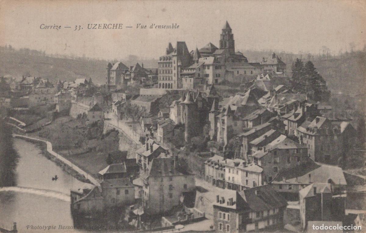 Postcards: France Uzerche Vue D Ensemble de la Ville M&eacute;di&eacute;vale et L Abbaye *YAC909