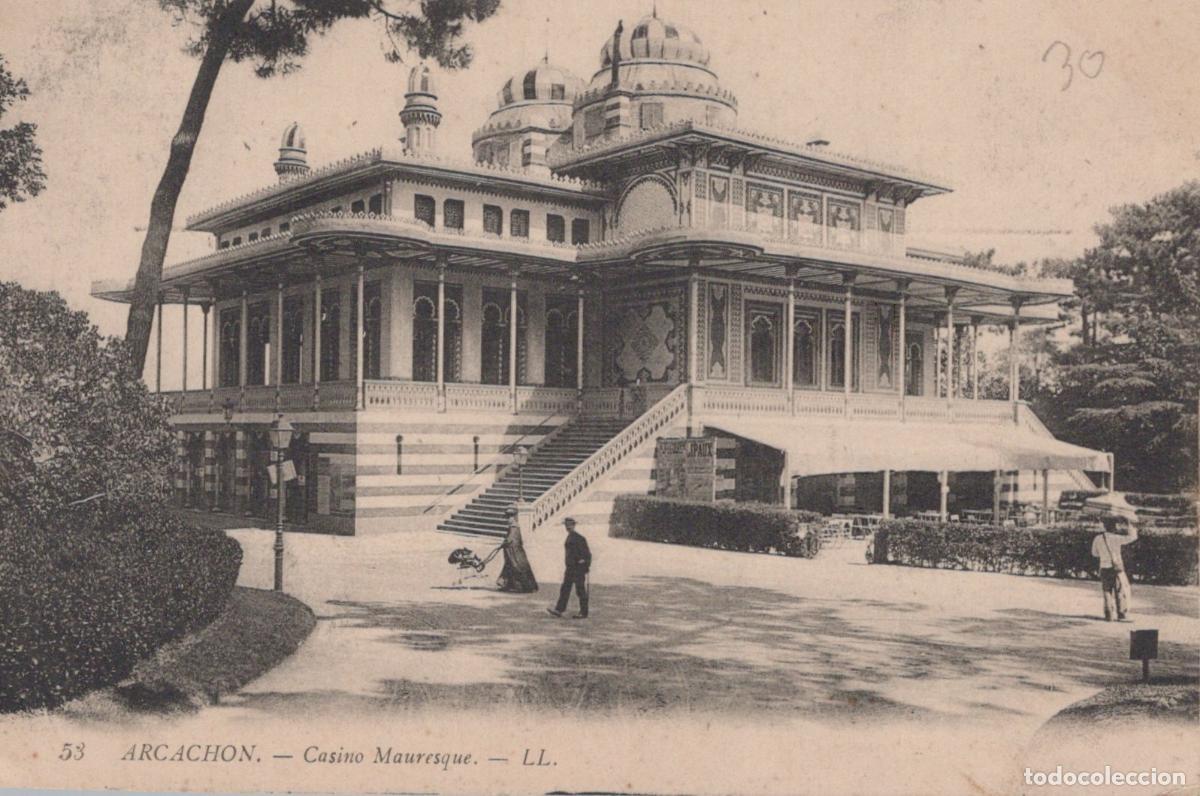 Postcards: France Arcachon Casino Mauresque Architecture B&acirc;timent Oriental Unposted *YAC708