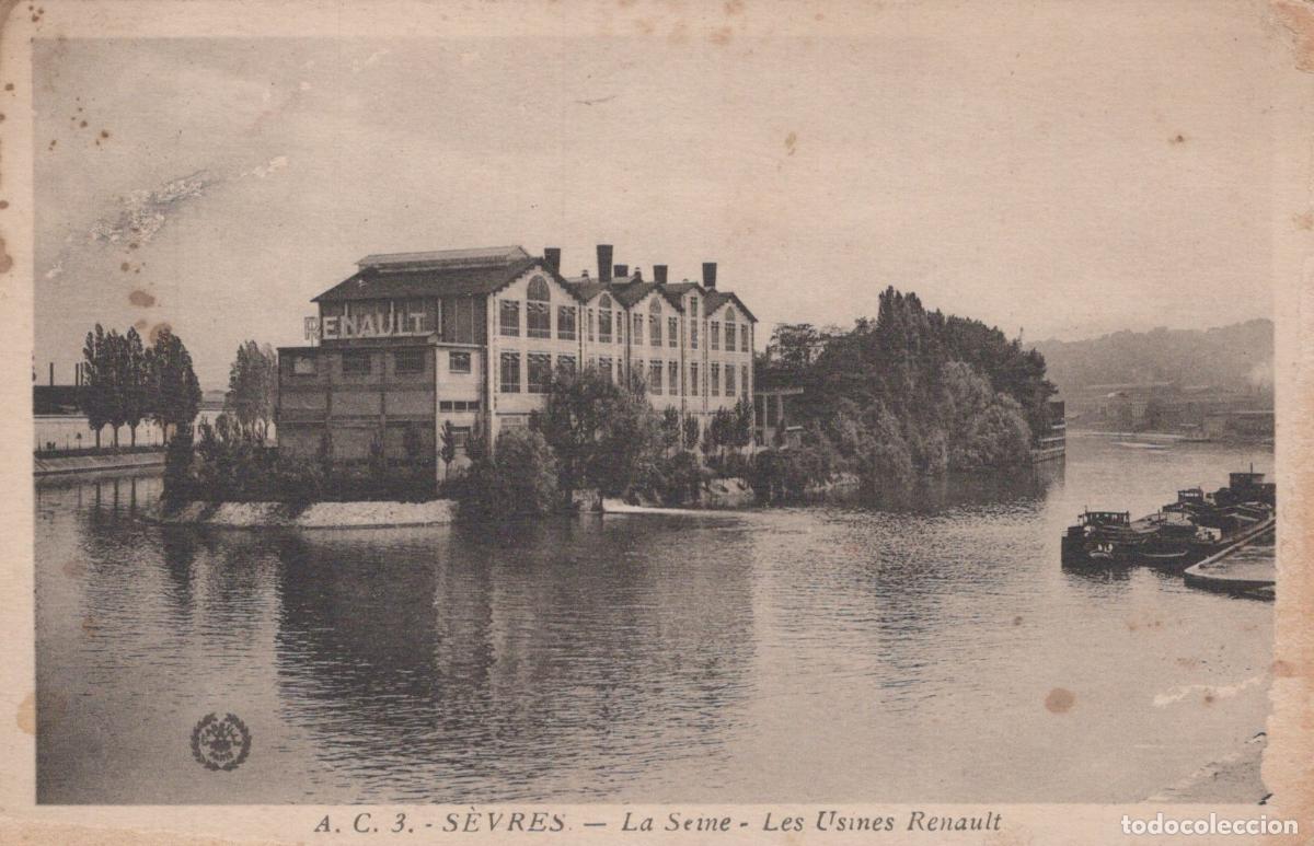 Postkarten: France S&egrave;vres &Icirc;le de Usines Renault sur la Seine *YAC927