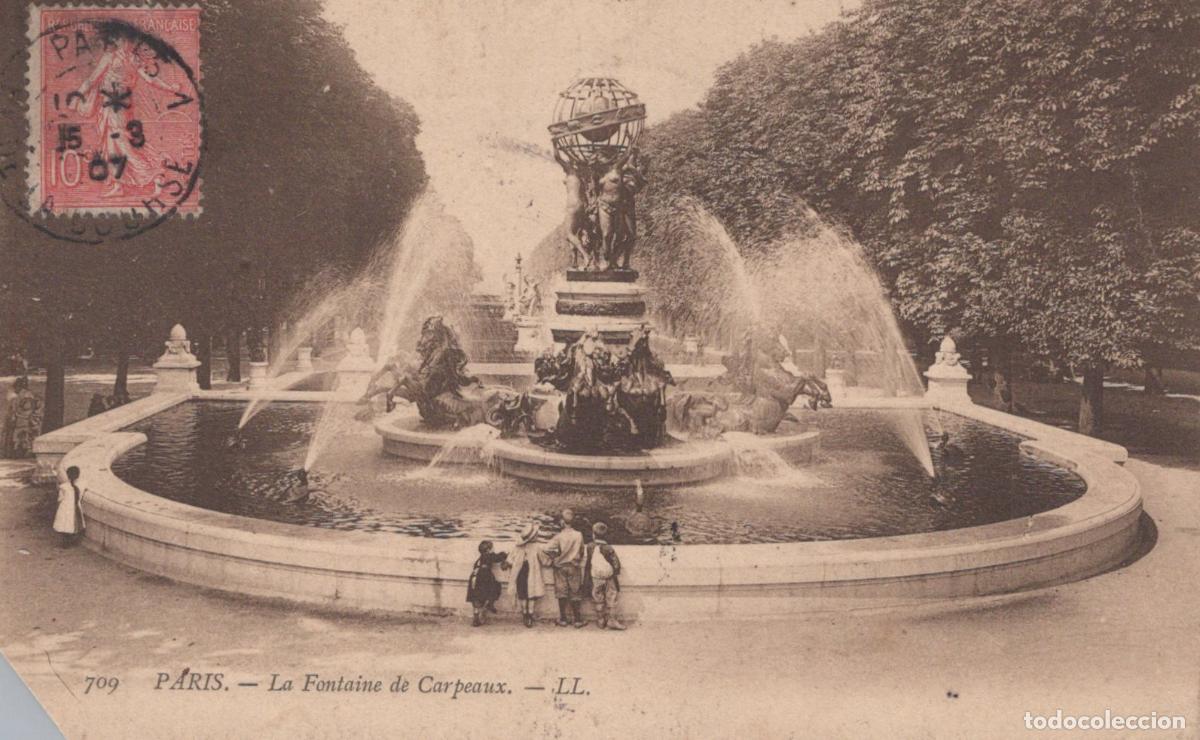Postkarten: France Paris &Icirc;le de Fontaine de Carpeaux Sculpture Monumentale *YAC952