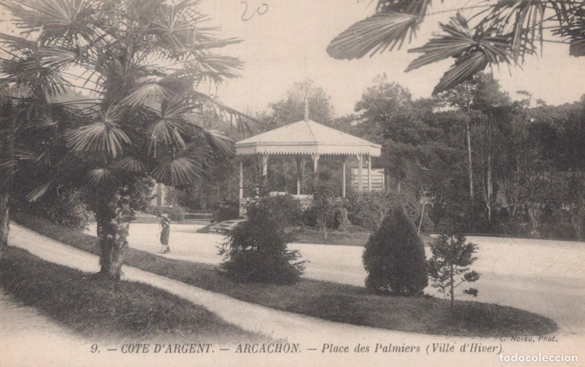 Postcards: France Arcachon Place des Palmiers Kiosque Unposted *YAC738