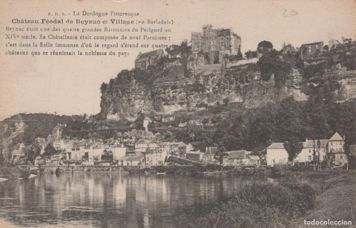 Postcards: France Beynac Ch&acirc;teau F&eacute;odal Village sur Dordogne *YAC983