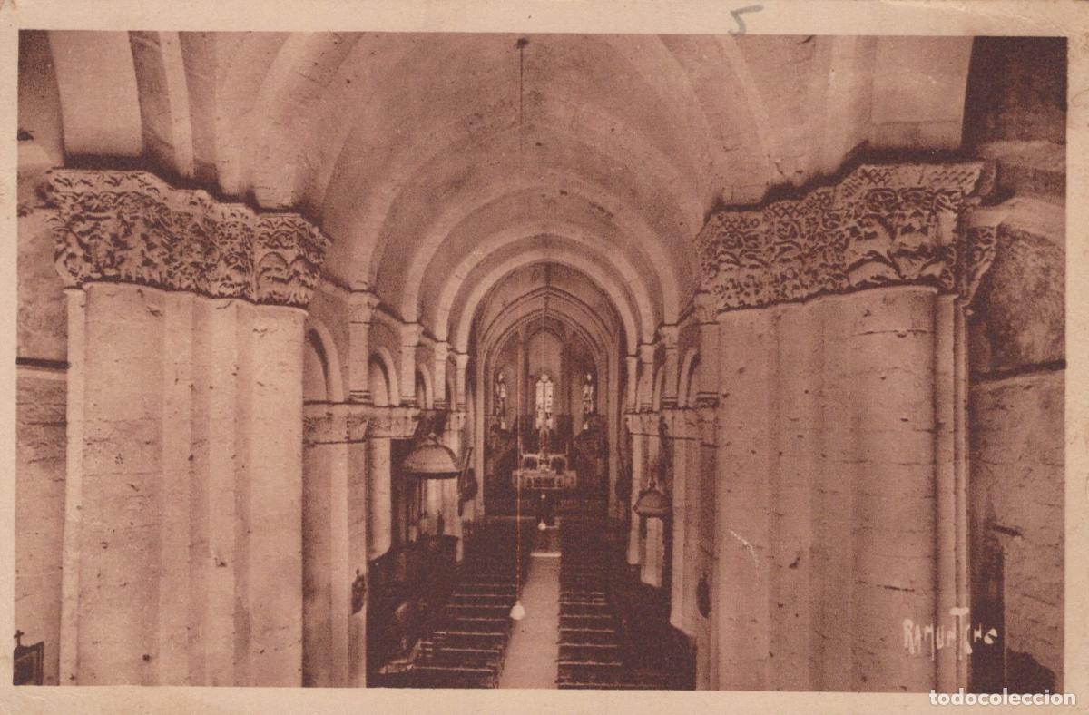Cartoline: France Saintes &Eacute;glise Saint Eutrope Nef Majestueuse Architecture *YAC766