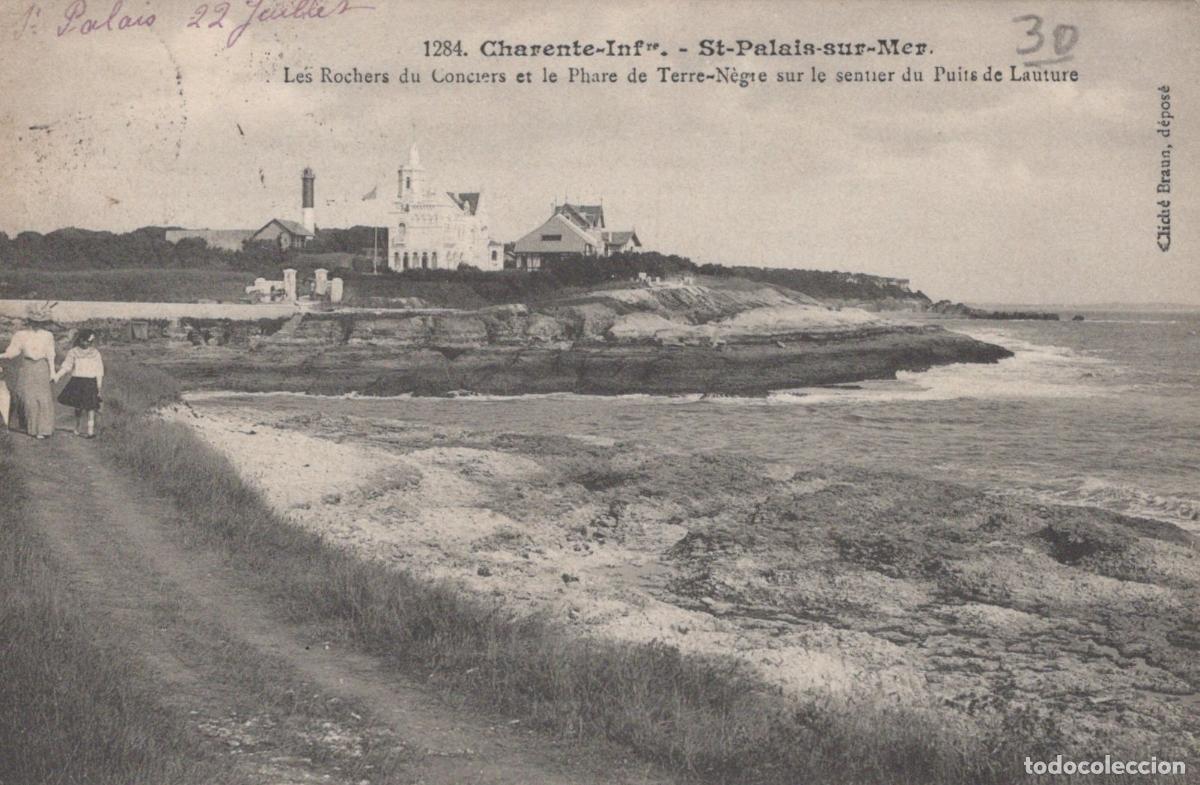 Postkarten: France St Palais sur Mer Charente Inf Rochers Phare de Terre N&egrave;gre *YAC791