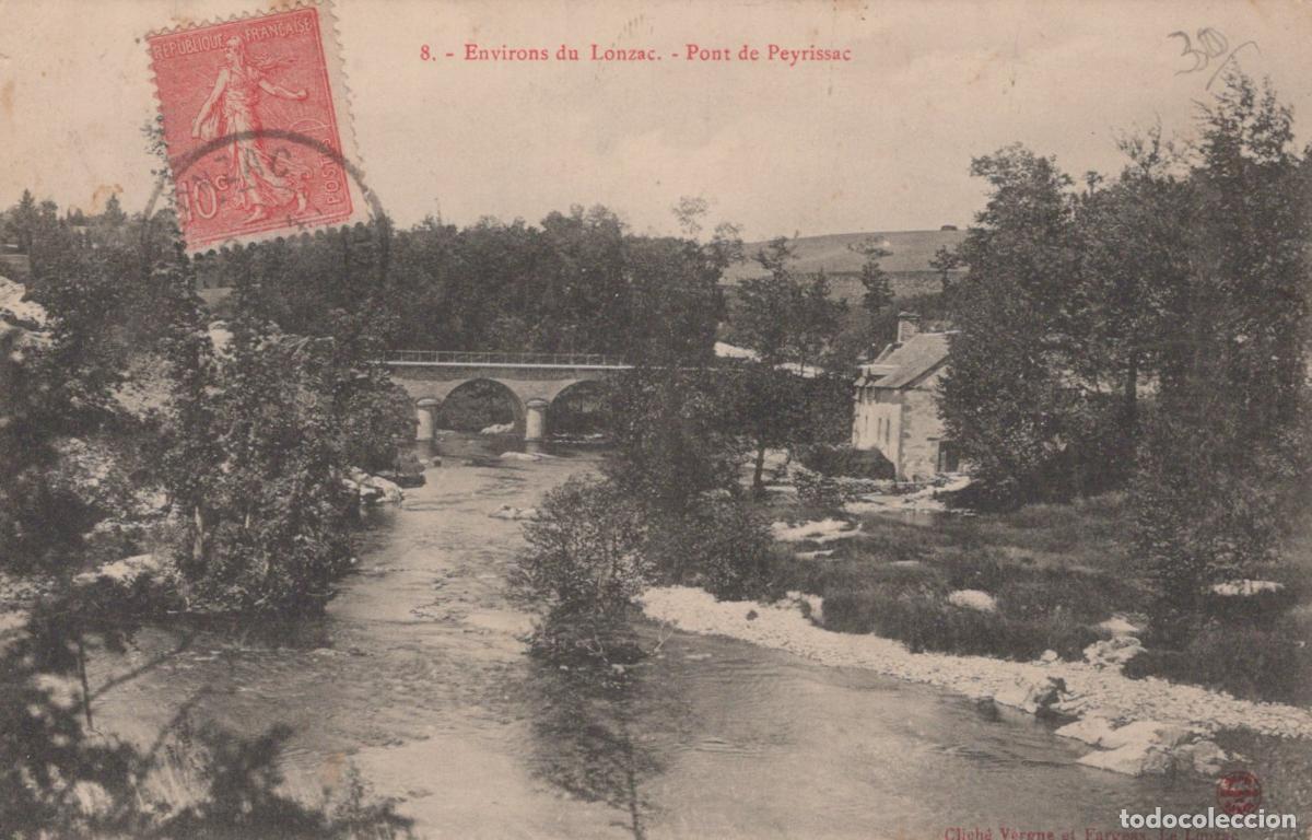 Cartes Postales: France Lonzac Pont de Peyrissac Rivi&egrave;re Paysage Rural *YAC826