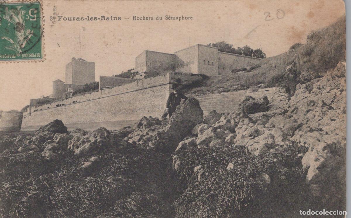 Postais: France Fouras les Bains Rochers du S&eacute;maphore Fortification C&ocirc;ti&egrave;re *YAC871