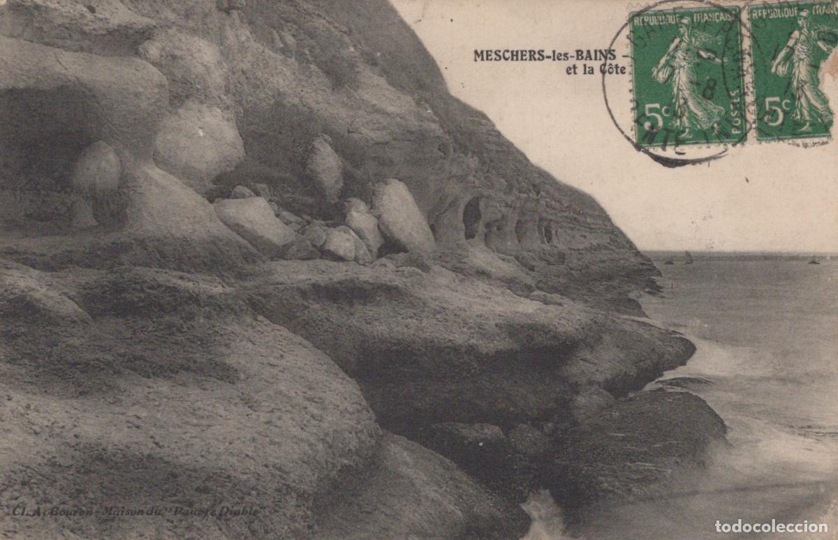 Postais: France Meschers les Bains Falaises Grottes Puits Diable *YAC886