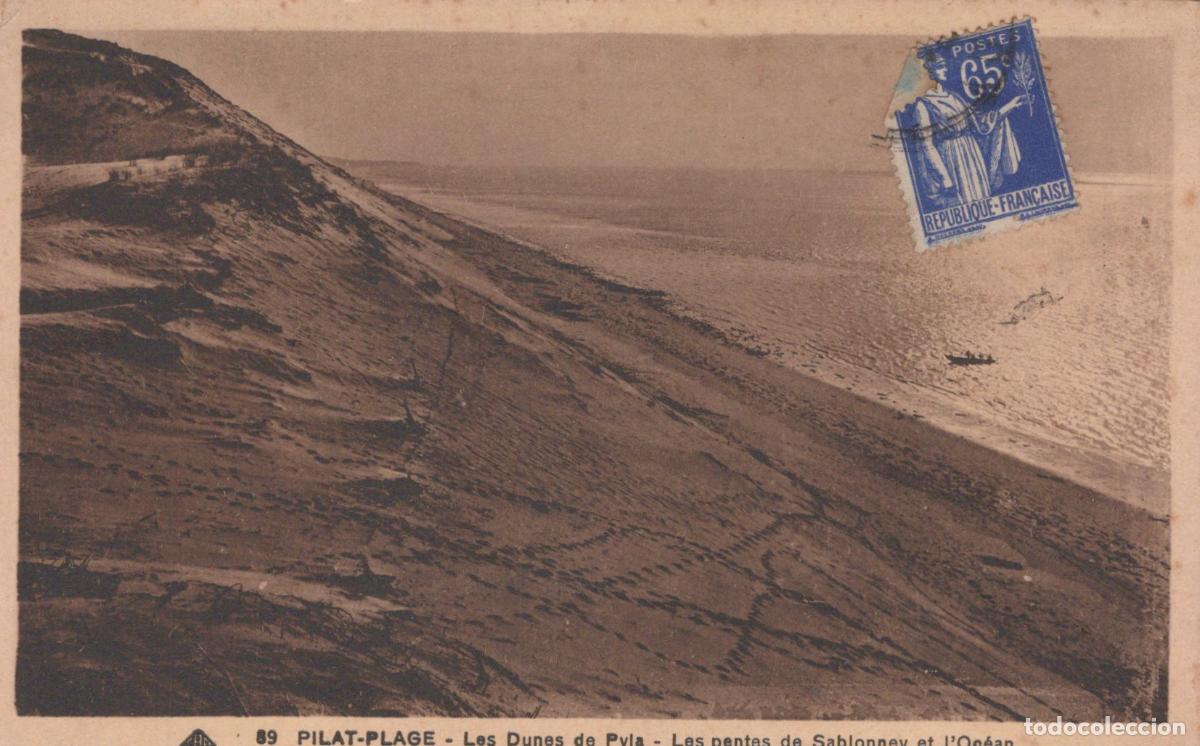 Postais: France Pyla Dune du Pilat Oc&eacute;an Atlantique Paysage *YAC903