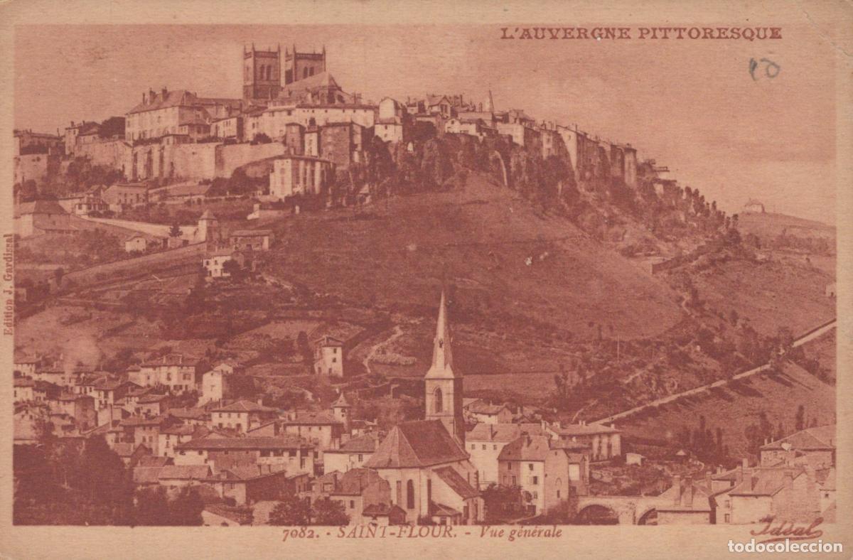 Postais: France Saint Flour Vue G&eacute;n&eacute;rale Ville M&eacute;di&eacute;vale Cath&eacute;drale *YAC911