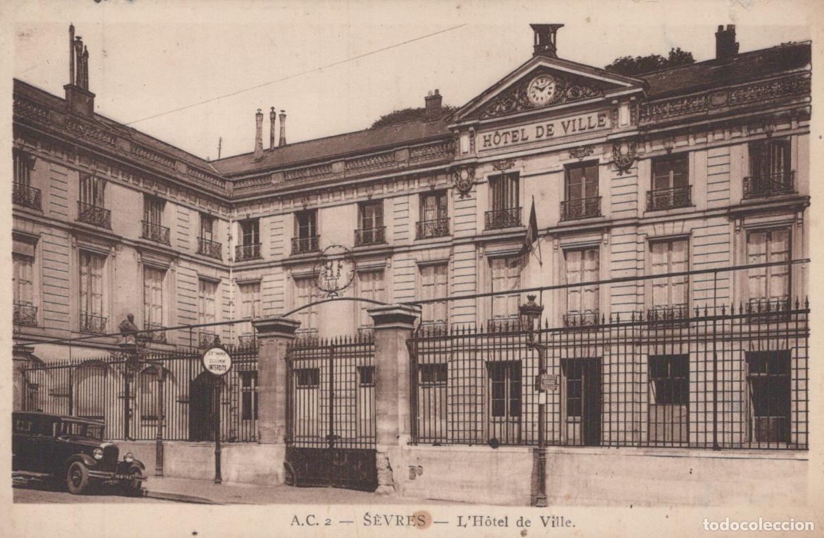 Postales: France S&egrave;vres &Icirc;le de H&ocirc;tel de Ville Architecture Classique 1941 *YAC926