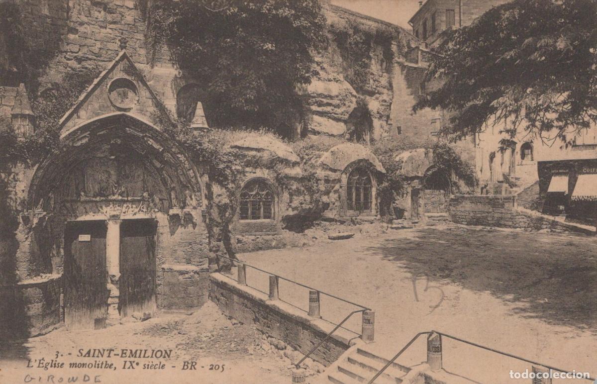 Postales: France Saint Emilion Gironde &Eacute;glise Monolithe Architecture Unposted *YAC931