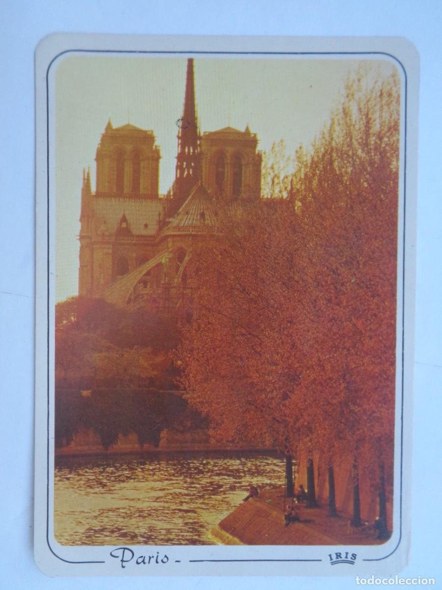 Postkarten: POSTAL DE PARIS ( FRANCIA ): CREPUSCULO SOBRE EL SENA Y NOTRE-DAME