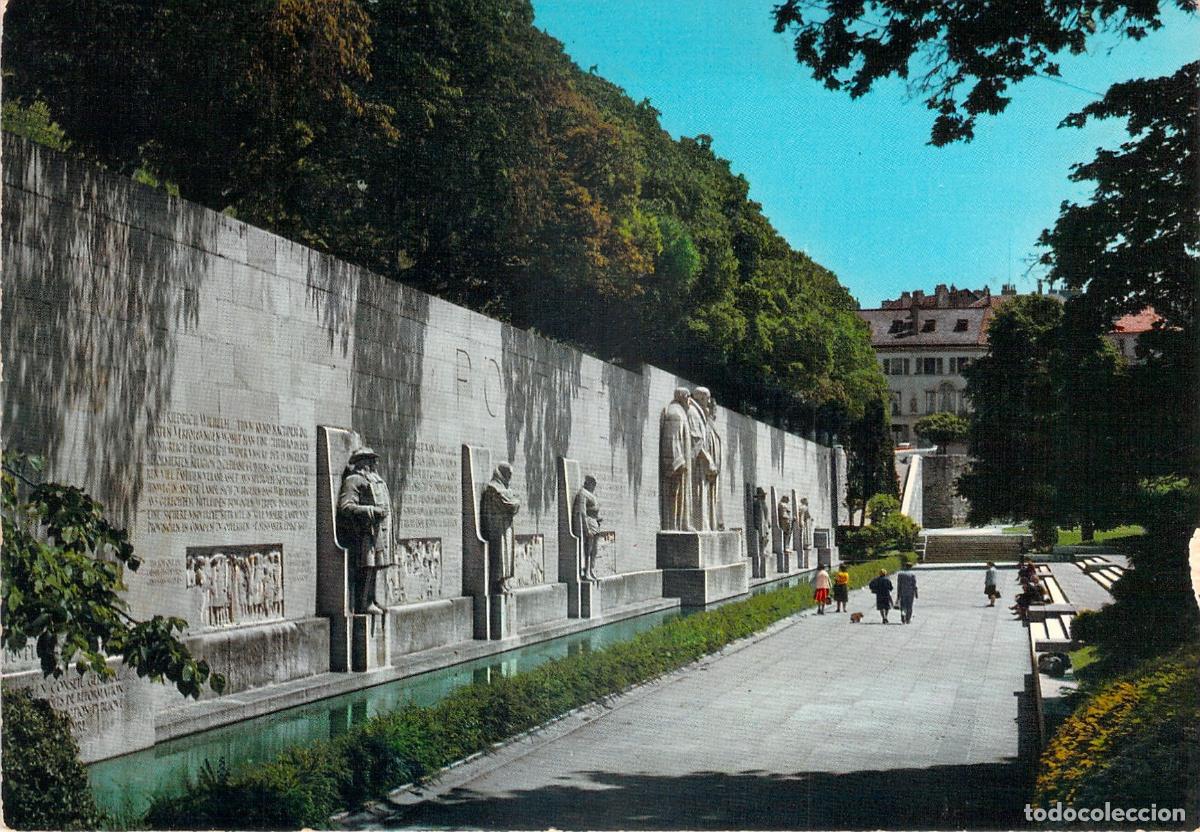 Postales: Postal de Ginebra Muro de la Reforma y Promenade des Bastions
